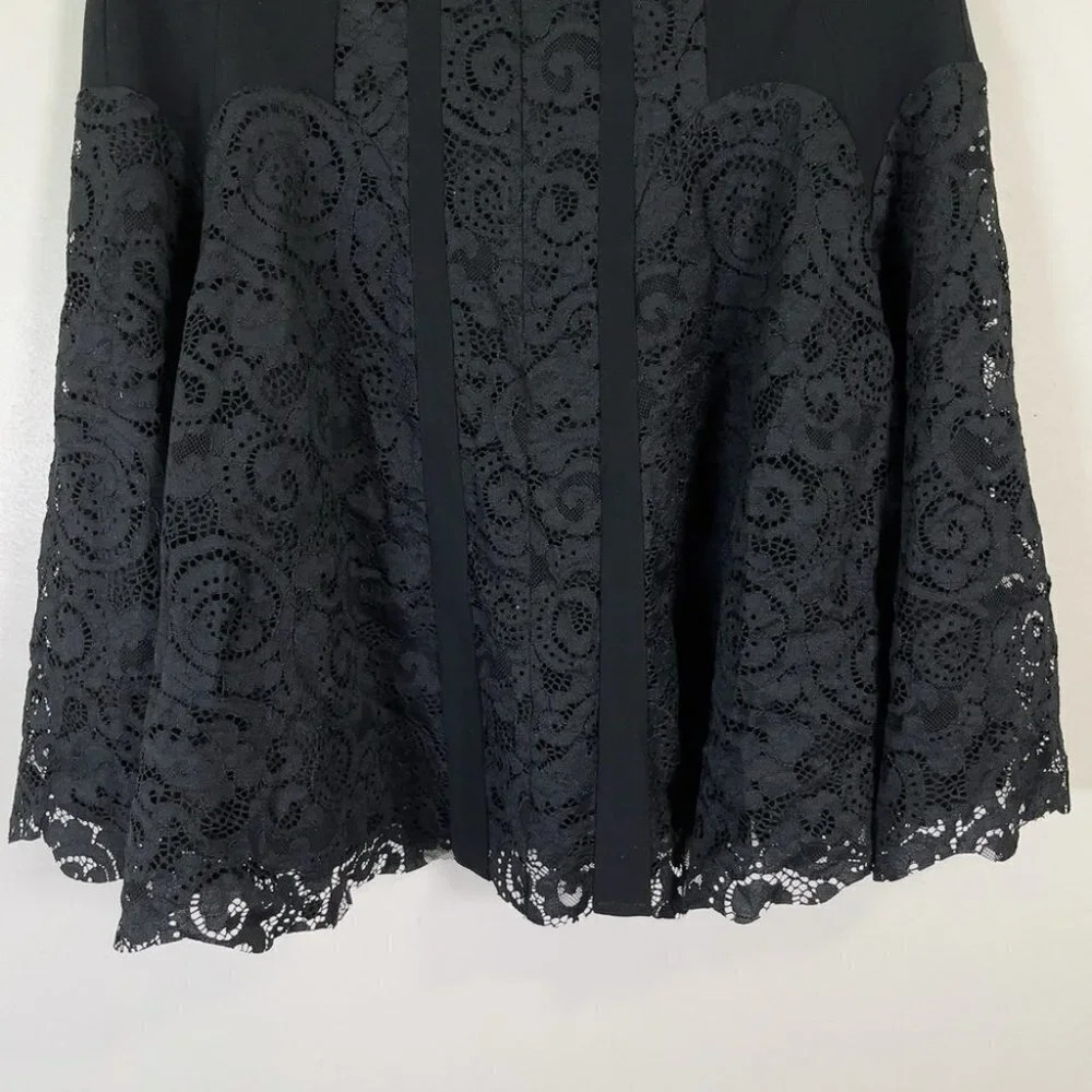 Diane Von Furstenberg Radella Lace Panel Skirt - Picture 13 of 14